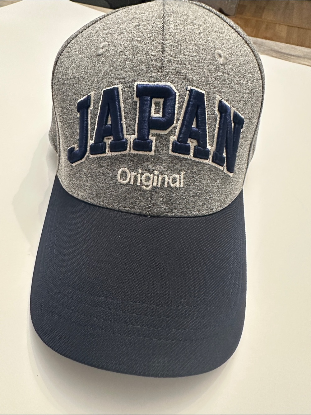 Robin Ruth Gray and Navy "Japan Original" Baseball Cap Dad Hat adjustable.